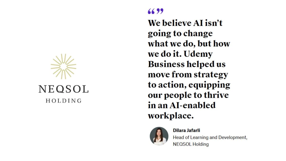 NEQSOL Holding Featured as Udemy Business Global Customer Success Story